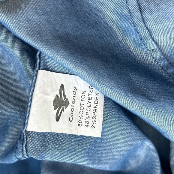 Coofandy Casual Button Down Long Sleeve Shirt • Used • Size: XXL - Picture 7 of 8